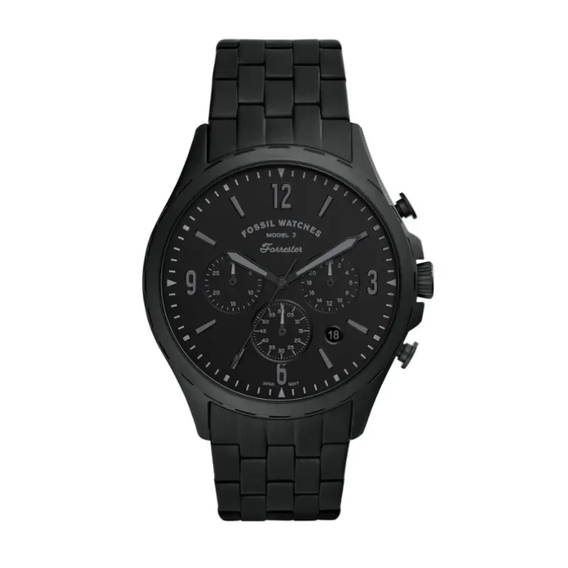 Fossil Forrester Chronograph Black Dial Men's Watch- FS5697
